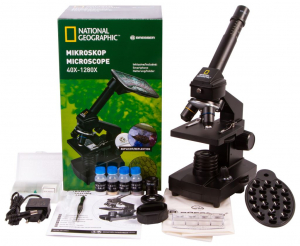 Bresser National Geographic 40x–1280x mikroszkóp okostelefon-adapterrel (72351)