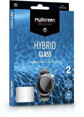 MyScreen Samsung Galaxy Watch (42 mm) rugalmas üveg képernyővédő fólia - Protector Hybrid Glass - 2 db/csomag - transparent (LA-1869)