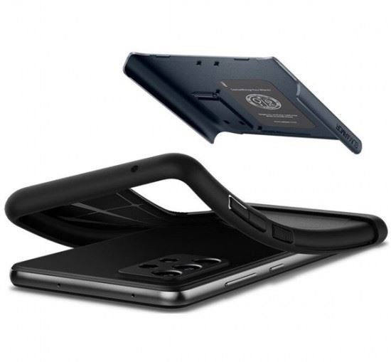 Spigen Slim Armor Samsung Galaxy A72 Metal Slate tok, sötét kék (ACS02331)