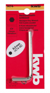 KWB PROFI HEXAGON KEY gömbvégű inbuszkulcs 10.0mm (49147499)