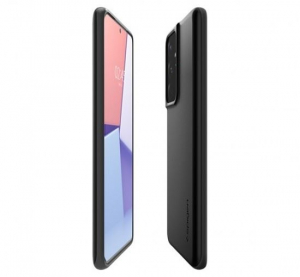 Spigen Thin Fit Samsung Galaxy S21 Ultra 5G tok fekete (ACS02346)
