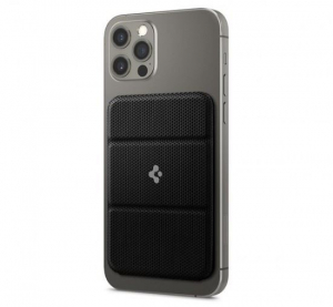 Spigen Smart Fold Apple iPhone 12 és 13 szériához Magsafe kártyatartó/kitámasztó fekete (AMP02746)