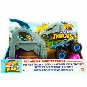 Mattel Hot Wheels: Monster Truck Mega-Wrex kilövő szett (GKY01GVK00)