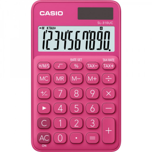 Casio SL-310UC-RD zsebszámológép, pink