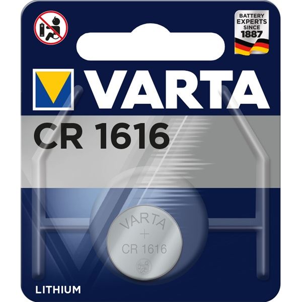 Varta CR1616 lítium gombelem 1db/bliszter (6616112401)