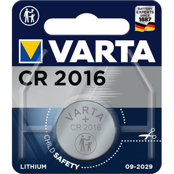 Varta CR2016 lítium gombelem 1db/bliszter (6016112401)