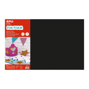 Apli "EVA foam" moosgumi 400x600mm fekete (12768)