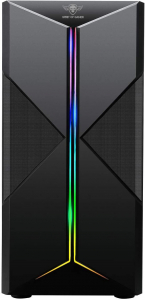 Spirit Of Gamer Clone 3 RGB t&aacute;p n&eacute;lk&uuml;li ablakos h&aacute;z fekete (8001RA)