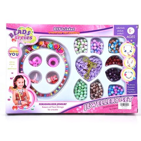Magic Toys Beads Series ékszerkészítő szett gyöngyökkel és kiegészítőkkel (MKL108455)
