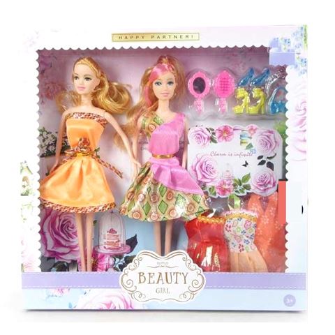 Magic Toys Beauty Girl Best Friends divat baba szett kiegészítőkkel (MKL495113)