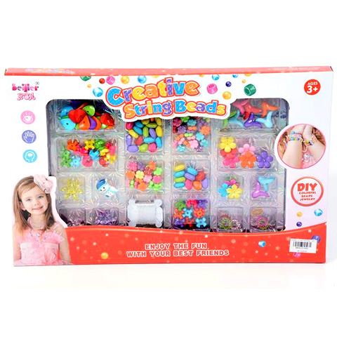 Magic Toys Beijier ékszerkészítő készlet színes gyöngyökkel (MKK251682)