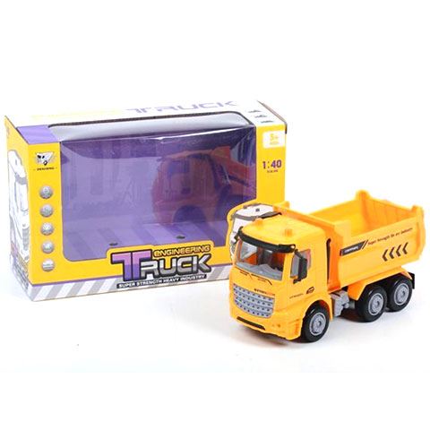 Magic Toys billencses teherautó sárga színben (MKK413511)