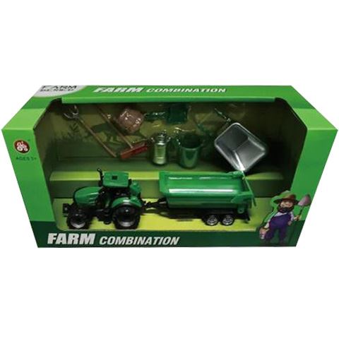 Magic Toys Farm játékszett traktorral és szerszámokkal (MKK587328)