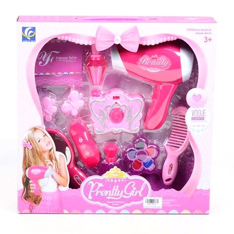 Magic Toys Pretty Girl szépségszett hajszárítóval és sminkekkel (MKL538070)