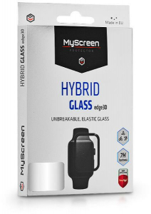 MyScreen Apple Watch Series 4/5 (40 mm) üveg képernyővédő fólia -  Protector Hybrid Glass Edge 3D - 1 db/csomag - fekete (LA-1877)