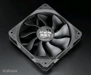 Akasa APACHE Black 120mm hűtőventilátor (AK-FN058)