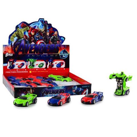 Magic Toys Bosszúállók átalakítható autó többféle változatban fénnyel (MKL395024)