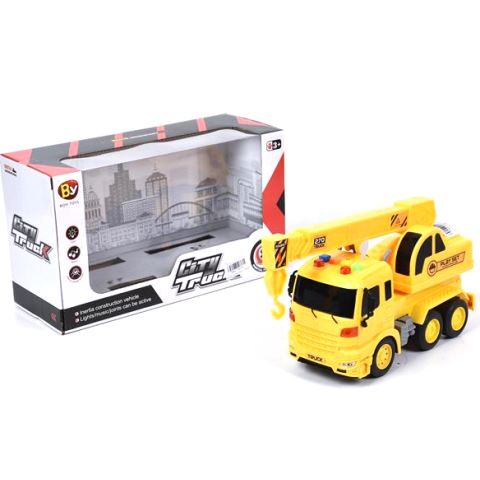 Magic Toys City Truck daruskocsi fénnyel és hanggal (MKL175217)