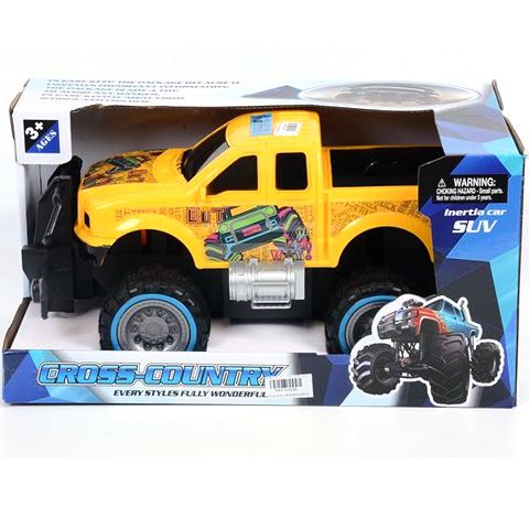 Magic Toys Cross Country sárga pick-up járgány (MKK304296)