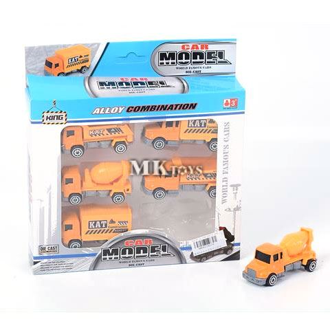 Magic Toys Építőipari 6db-os jármű szett (MKK236076)