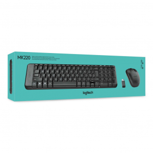 Logitech MK220 vezeték nélküli billentyűzet + egér (920-003161)