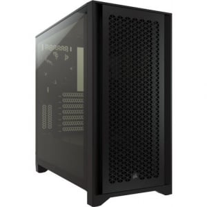 Corsair 4000D AIRFLOW Tempered Glass táp nélküli ablakos ház fekete (CC-9011200-WW)