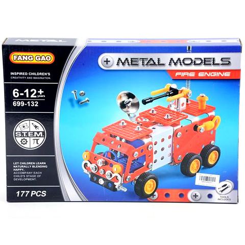 Magic Toys Vízágyús tűzoltókocsi fém építoőáték (MKK264201)
