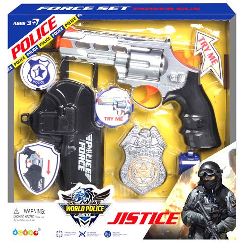 Magic Toys World Police fegyver szett fénnyel és hanggal (MKL494447)