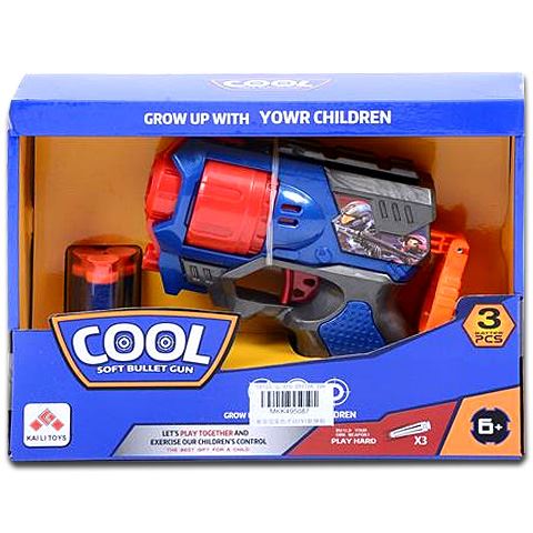 Magic Toys Cool Szivacslövő fegyver kék színben (MKK495087)