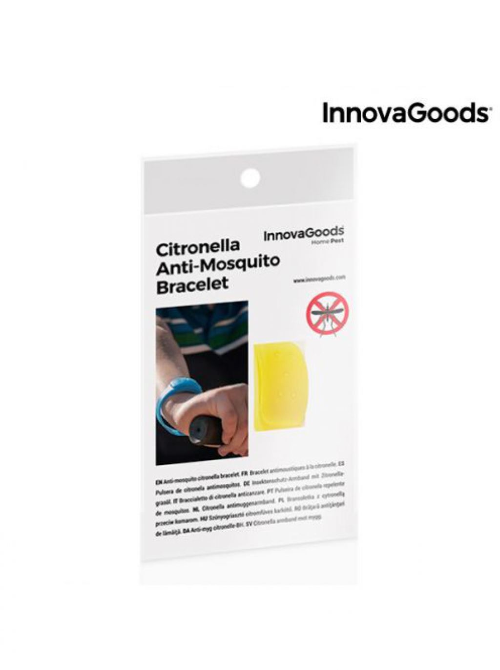 InnovaGoods Citronella szúnyogriasztó karkötő (V0100772)