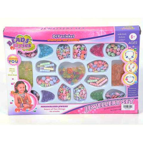 Magic Toys Ékszerkészítő gyöngy szett vegyes színes gyöngyökkel (MKK296682)