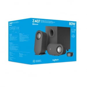 Logitech Z407 2.1 hangszórórendszer Bluetooth-kapcsolattal fekete (980-001348)