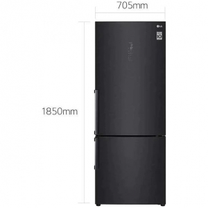 LG GBB569MCAMB alulfagyasztós hűtőszekrény fekete