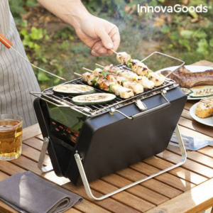 InnovaGoods Hordozható, összehajtható faszenes grillező (V0103081)