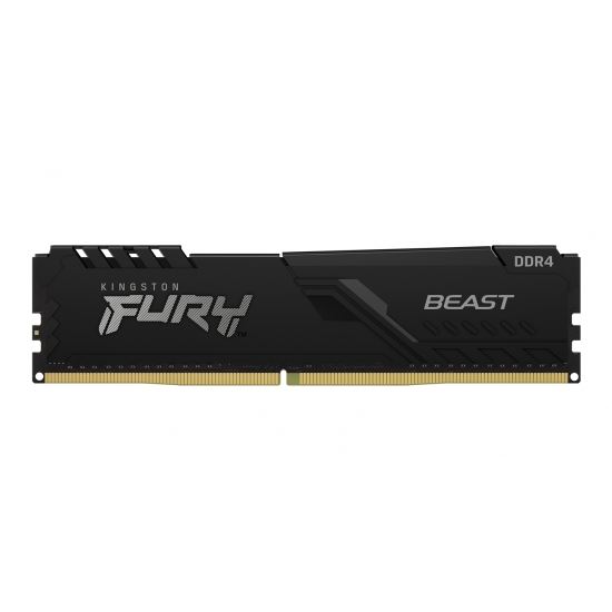 16GB 3600MHz DDR4 RAM Kingston Fury Beast memória CL17 (2x8GB) (KF436C17BBK2/16)