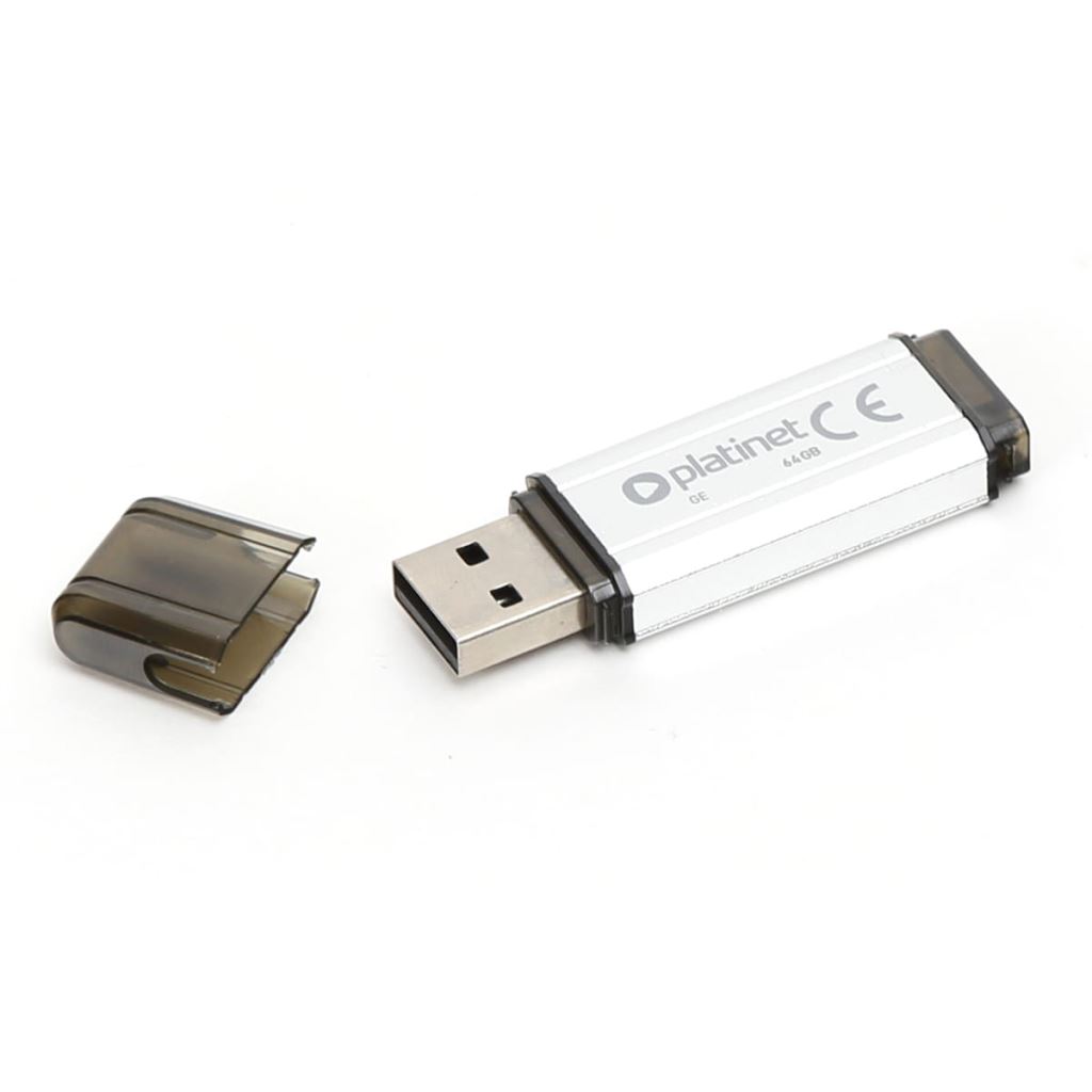 Pen Drive 64GB Platinet V-Depo USB2.0 ezüst (PMFV64S)