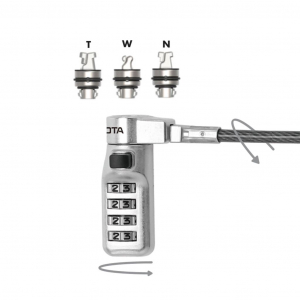 Dicota Security Cable Lock notebook zár számzáras (D31713)