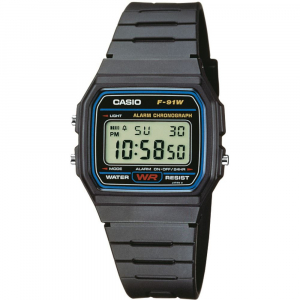 Casio F-91W-1YEG kar&oacute;ra (590)