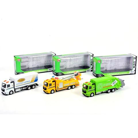 Magic Toys Hátrahúzós teherautók háromféle változatban (MKK407589)