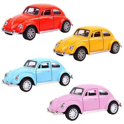Magic Toys Hátrahúzós Volkswagen Bogár kisautó fénnyel és hanggal többféle változatban (MKL621779)