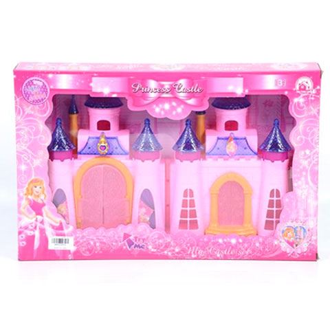 Magic Toys Hercegnői kastély fénnyel, rózsaszín színben (MKK239532)