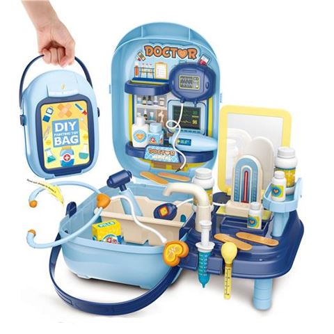 Magic Toys Hordozható orvosi szett táskában (MKL571154)