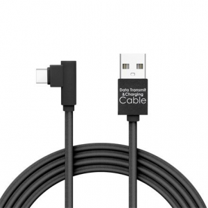 Delight USB-C töltőkábel 2m, fekete (55444C-BK)