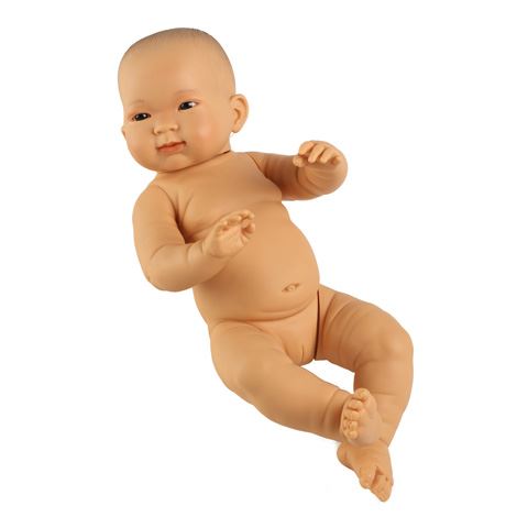 Llorens Lány ázsiai csecsemő baba 45cm-es (45006)