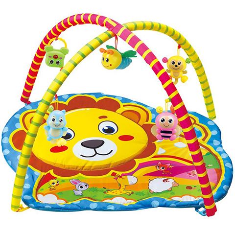 Magic Toys Oroszlános baby játszószőnyeg plüss állatokkal (MKL265766)
