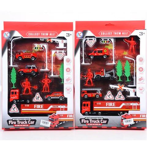 Magic Toys Tűzoltósági autók kiegészítőkkel kétféle változatban (MKK334248)