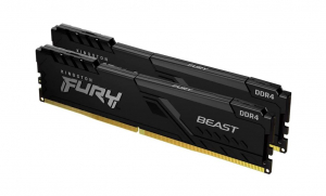 32GB 2666MHz DDR4 RAM Kingston Fury Beast CL16 (2x16GB) (KF426C16BB1K2/32)