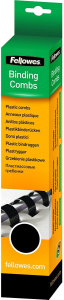 Fellowes 12mm műanyag spirál, 56-80 lapig, fekete (5331502)