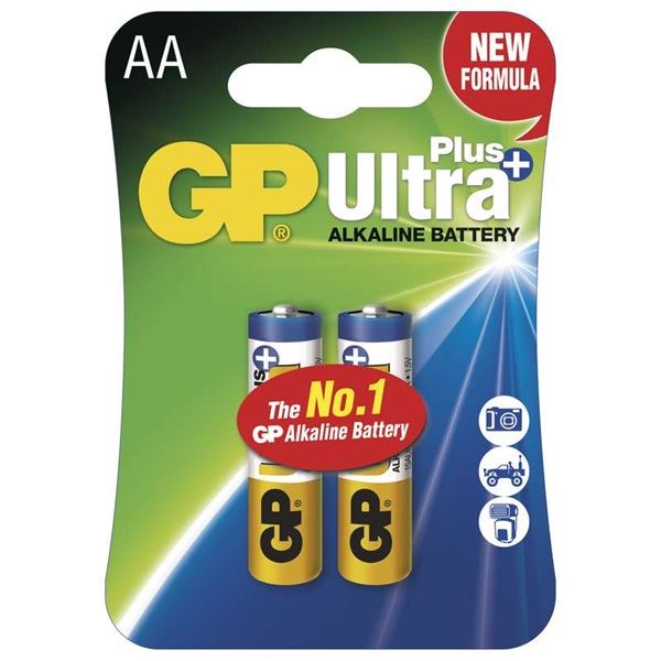 GP Ultra Plus alkáli ceruza elem AA 2db (B17212)