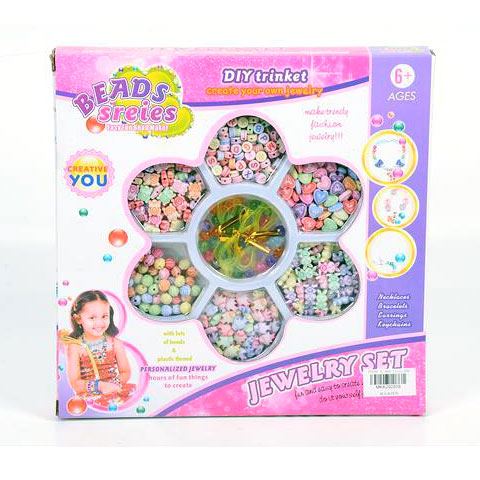 Magic Toys Ékszerkészítő szett vegyes színes gyöngyökkel (MKK292209)